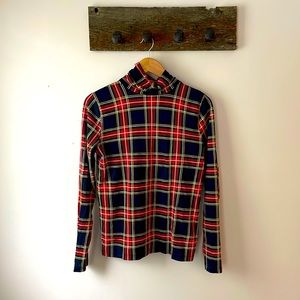 J.Crew Tartan Tissue Turtleneck